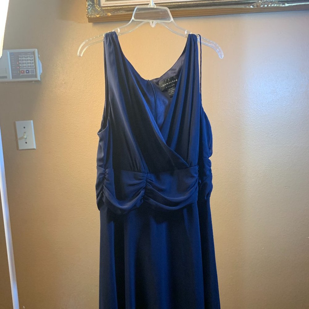 Blue Sleeveless Maxi Dress By Connected Woman